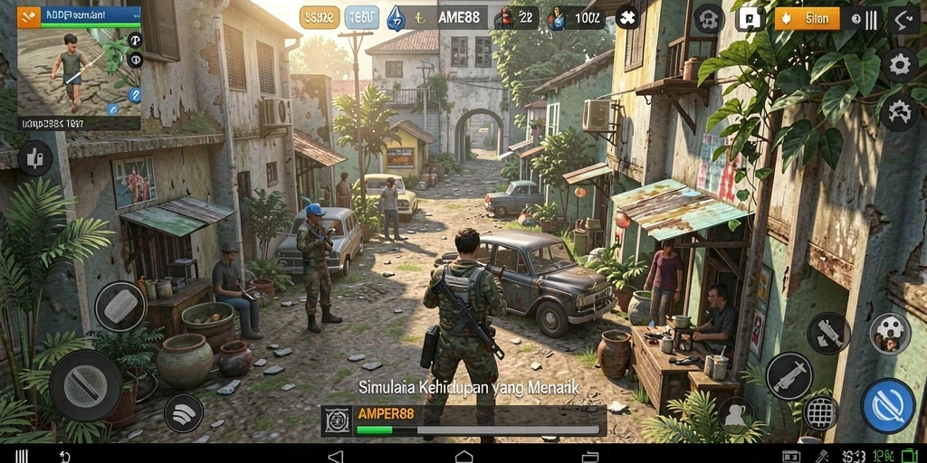 Tampilan gameplay AMPER88 yang menarik dan interaktif.