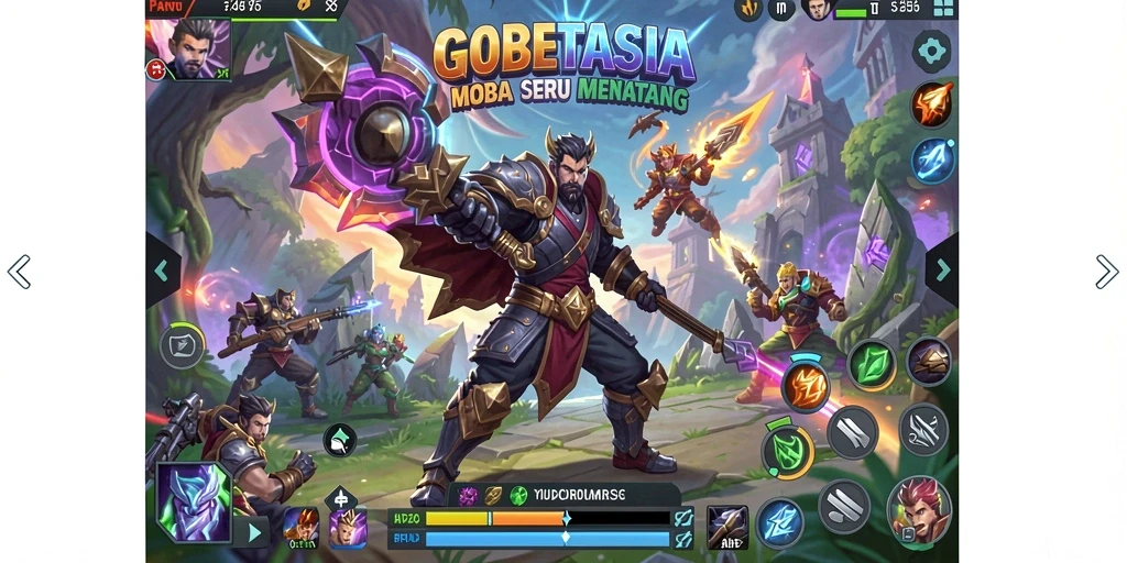 Tampilan gameplay seru dan dinamis dari GOBETASIA.