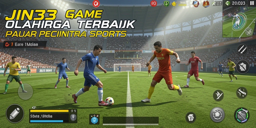 Screenshot JIN33 menunjukkan aksi seru di lapangan olahraga.