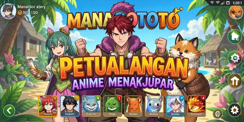 Gameplay MENADOTOTO yang seru dan penuh aksi.