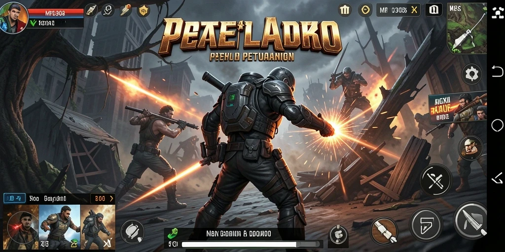Tangkapan layar MPO303 menampilkan aksi intens dalam gameplay.