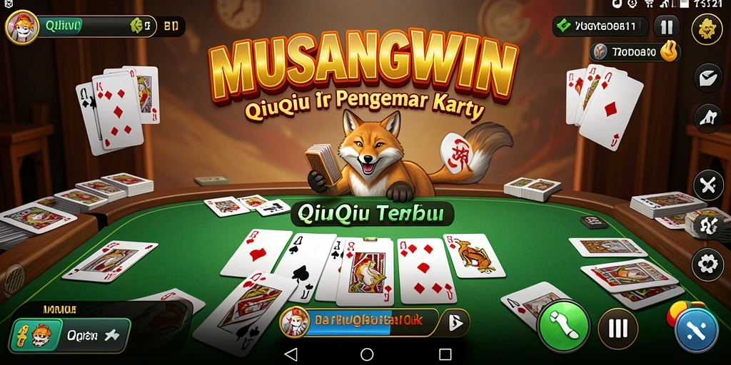 Tampilan gameplay QiuQiu yang mengasyikkan dan penuh strategi.
