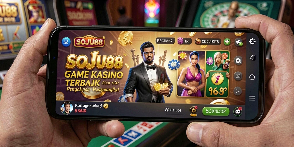 Screenshot permainan SOJU88 menampilkan fitur kasino yang mengasyikkan.